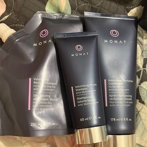 Monat volumizing revive shampoo conditioner and travel size